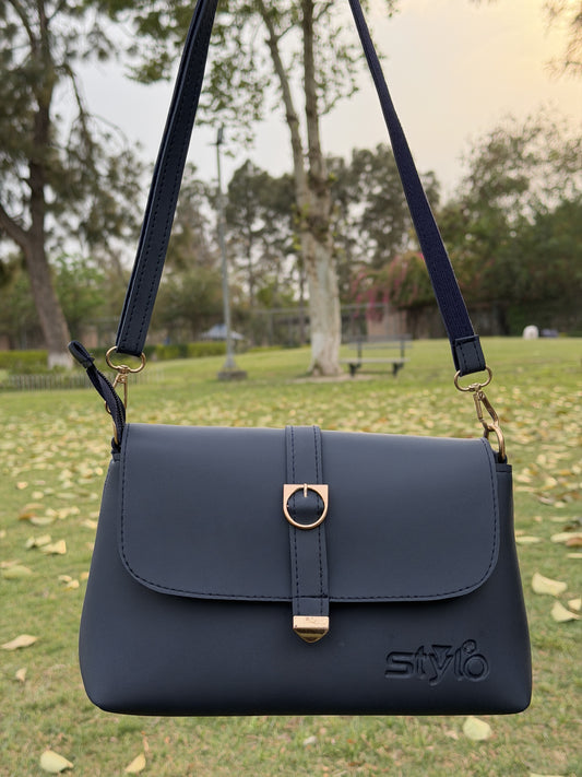 STYLO BLACK SHOULDER BAG FOR LADIES