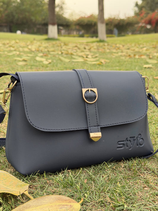 STYLO BLACK SHOULDER BAG FOR LADIES